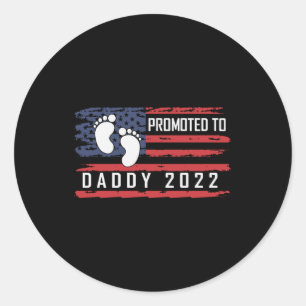 Für Daddy 2022 Runder Aufkleber
