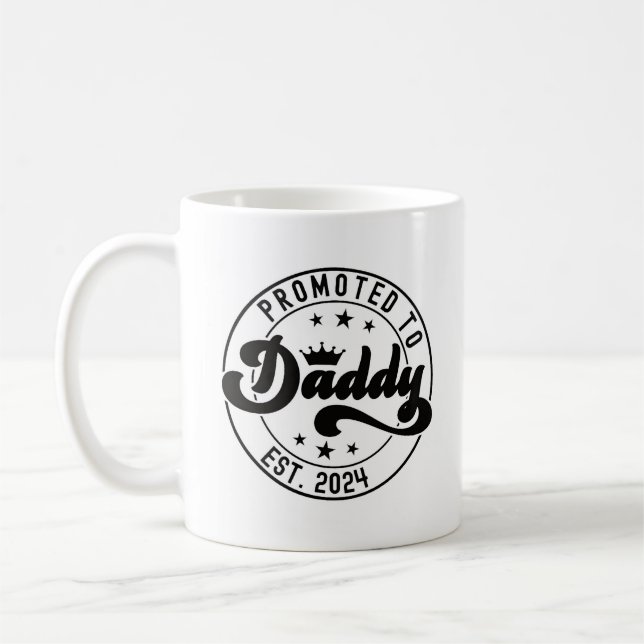 Für Daddy 2024 Kaffeetasse (Links)