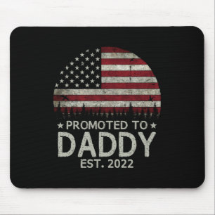 Für Daddy Est 2022 erster Vater befördert Mousepad