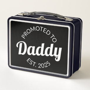Für Daddy Est befördert. 2025 Metall Brotdose
