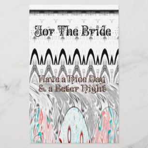Für das Bride White und Black Edgy Design