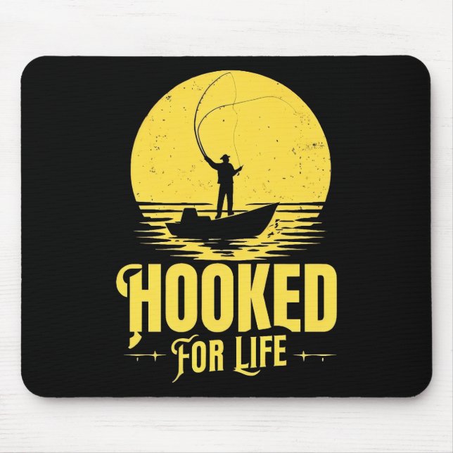 Für das Leben süchtig. Mousepad (Vorne)