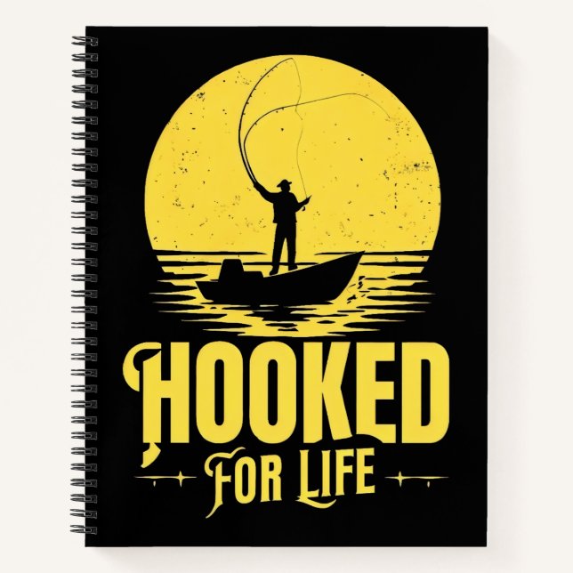 Für das Leben süchtig. Notizbuch (Vorderseite)