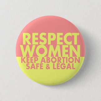 Für das Recht auf Abtreibung Knopf der Button