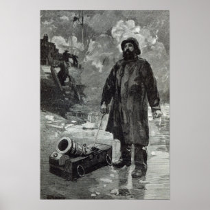 für das Signal gewartet Poster