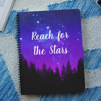 Für das Stars Galaxy Forest Notebook erreichen Notizblock