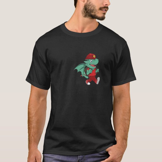 Für das T-Shirt "Freiwillige Feuerwehr" (Vorderseite)