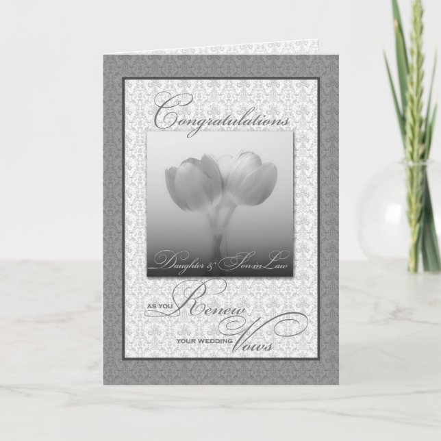 für Daughter Vow Renewal Herzlichen Glückwunsch Einladung (Vorderseite)