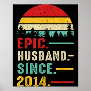 Für den 11. Hochzeitstag Ihm Episch Poster