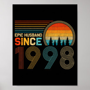 Für den 24. Hochzeitstag Ihm Episch Poster