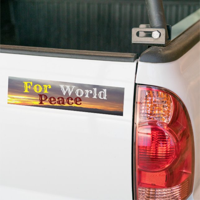 Für den Autoaufkleber des Weltfriedens (Auf Lkw)