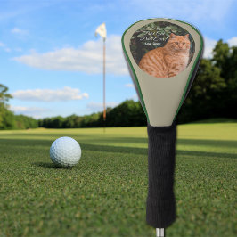 Für den besten Cat Vater je benutzerdefiniertes Fo Golf Headcover