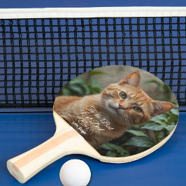 Für den besten Cat Vater je benutzerdefiniertes Fo Tischtennis Schläger