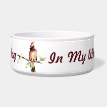 Für den besten Hund...Kardinal Bird Dog Bowl