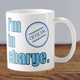 Für den Chef. In der Nachricht steht, ich bin vera Kaffeetasse
