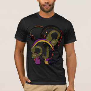 für den d.j. . Kopfhörergrafik T-Shirt