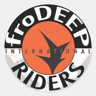 für den DEEP-Emblem Runder Aufkleber