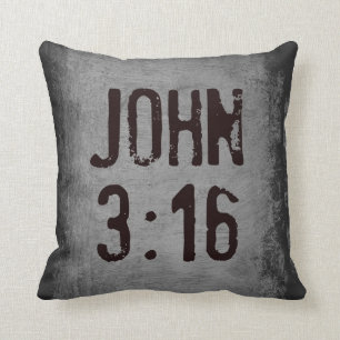 Für den Gott so geliebt das Welt… John-3:16 Kissen