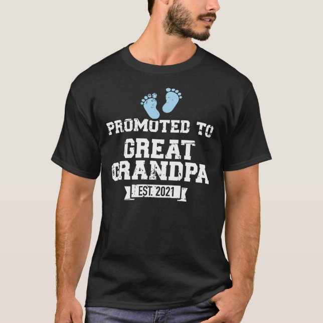 Für den Großen Opa 2021 befördert T-Shirt (Vorderseite)