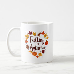 Für den Herbst begeistert Personalisierter Name Kaffeetasse