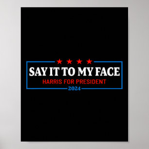 Für den Präsidenten 2024, Kamala Harris 2 Poster