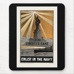 Für den Sake der Freiheit ~ In der Marine Mousepad
