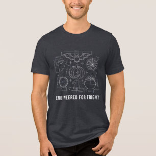 Für den Schrecken gemacht   Halloween-T-Shirt Tri-Blend Shirt