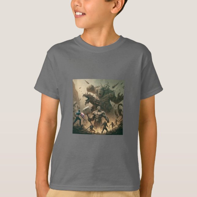 : Für den Sieg zusammengestellt T-Shirt (Vorderseite)