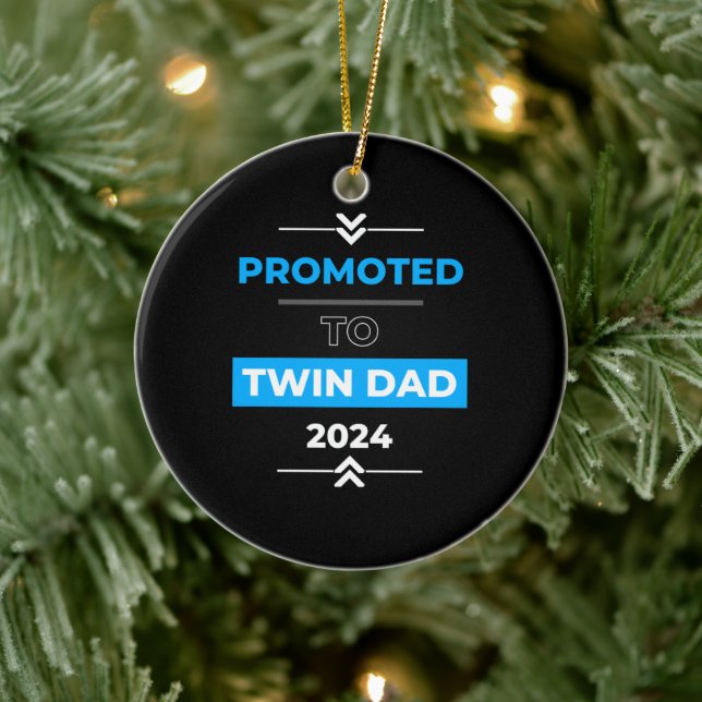 Für den ZwillingVater 2024 bestimmt Keramik Ornament (Baum)