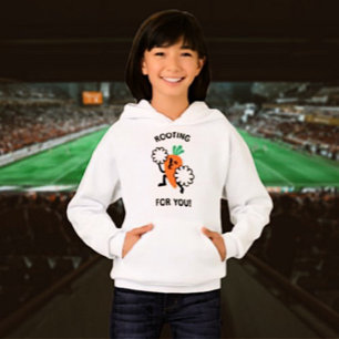 Für dich Da – Karotten Cheerleader Kinder Hoodie