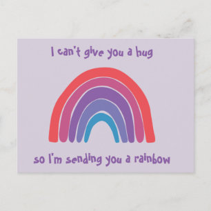 Für Dich gedachte Regenbogen-Postkarte Postkarte