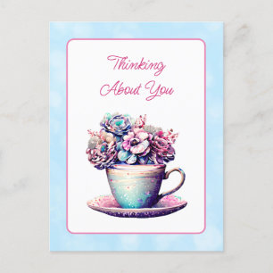 Für Dich Hübsche Blumenfreundschaft Postkarte
