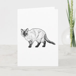 Für Dich, Neugierige Katze Karte