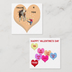 FÜR DICH VALENTINSTAG Conversation Hearts Mitteilungskarte