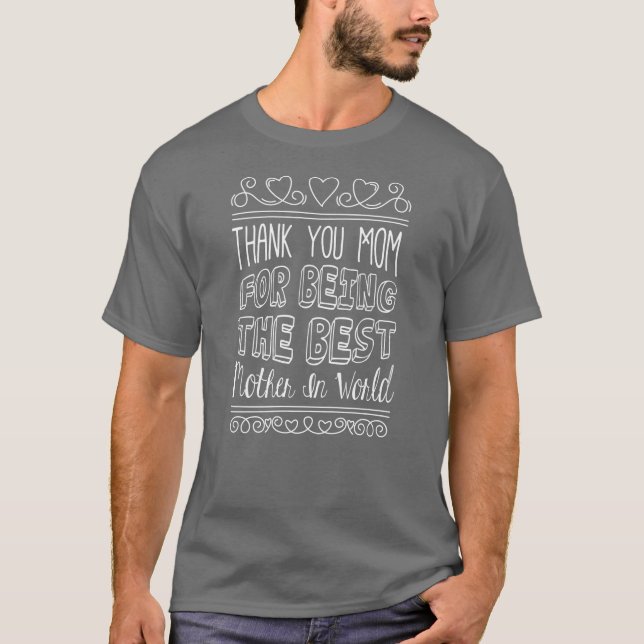 Für die beste Mama der Welt | SHIRT (Vorderseite)