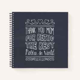 Für die beste Mama im World Guestbook Notizbuch