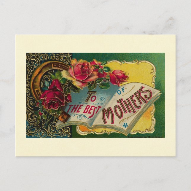 Für die besten Mütter Postkarte (Vorderseite)