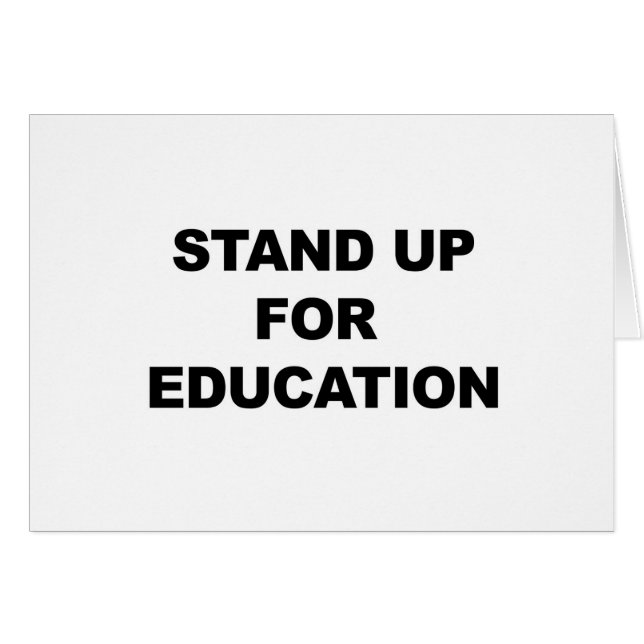 FÜR DIE BILDUNG EINSETZEN (Vorderseite (Horizontal))