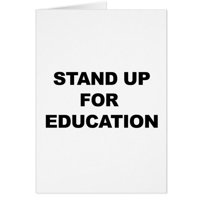 FÜR DIE BILDUNG EINSETZEN (Vorne)