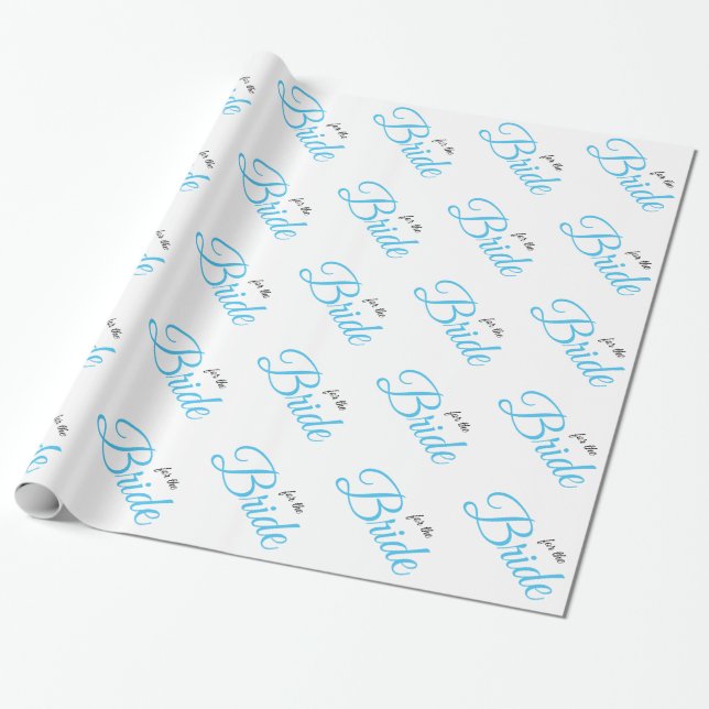 Für die Bride Geschenkpapier (Ungerollt)