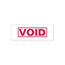 Für die Buchführung: Einfache VOID Permastempel