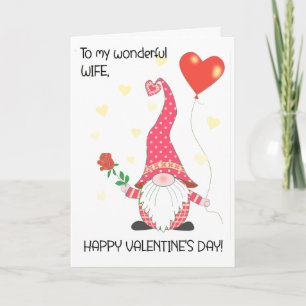 Für die Ehefrau Valentins Niedliches Genom und Rot Karte