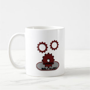 "Für die Ewigkeit" Mechanik-Zahnräder-Kaffeetasse Kaffeetasse