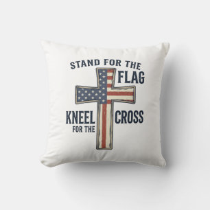 Für die Flagge Patrioten Kreuz Design_1 Kissen