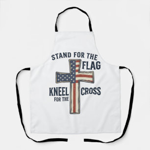 Für die Flagge Patrioten Kreuz Design_1 Schürze