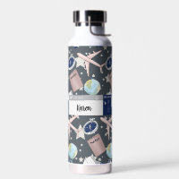 Für die Flasche Wasser für Reisende