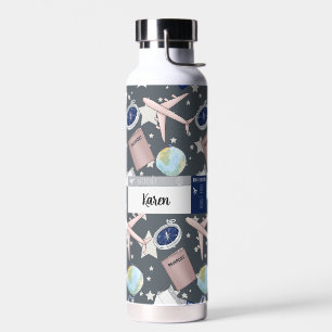 Für die Flasche Wasser für Reisende