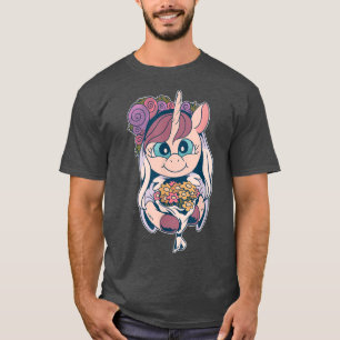 Für die Hochzeit der Einhorn-Braut und verheiratet T-Shirt