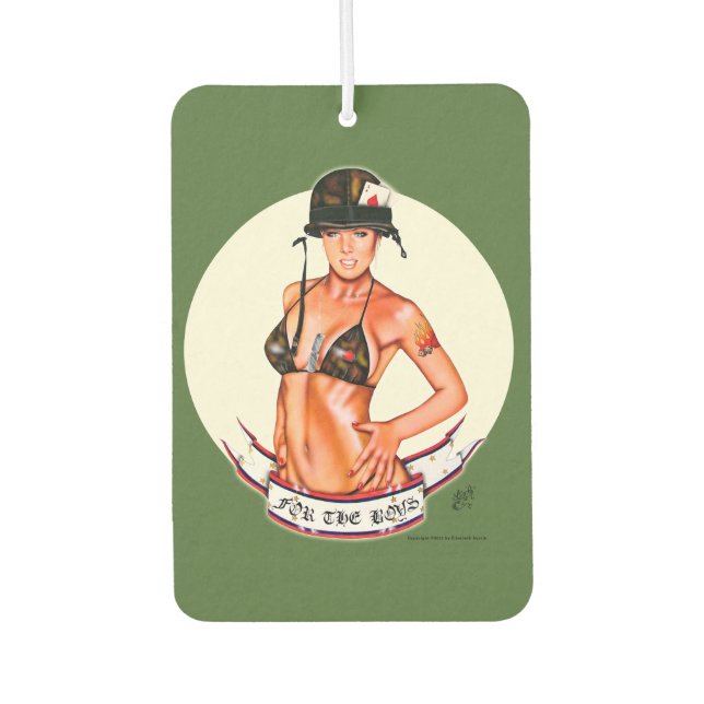 Für die Jungs von Elizabeth Austin Air Freshener Autolufterfrischer (Vorderseite)