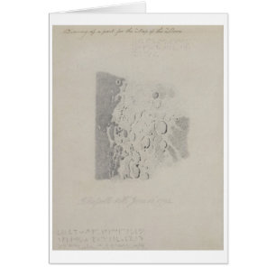 Für die Karte des Mondes zeichnen, 1794 (Bleistif